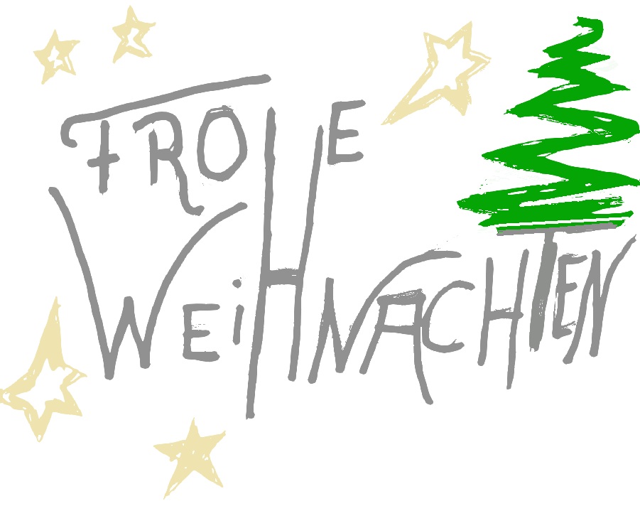 Aquarell Weihnachtskarte Höhe 14,8cm x Breite 10,5cm