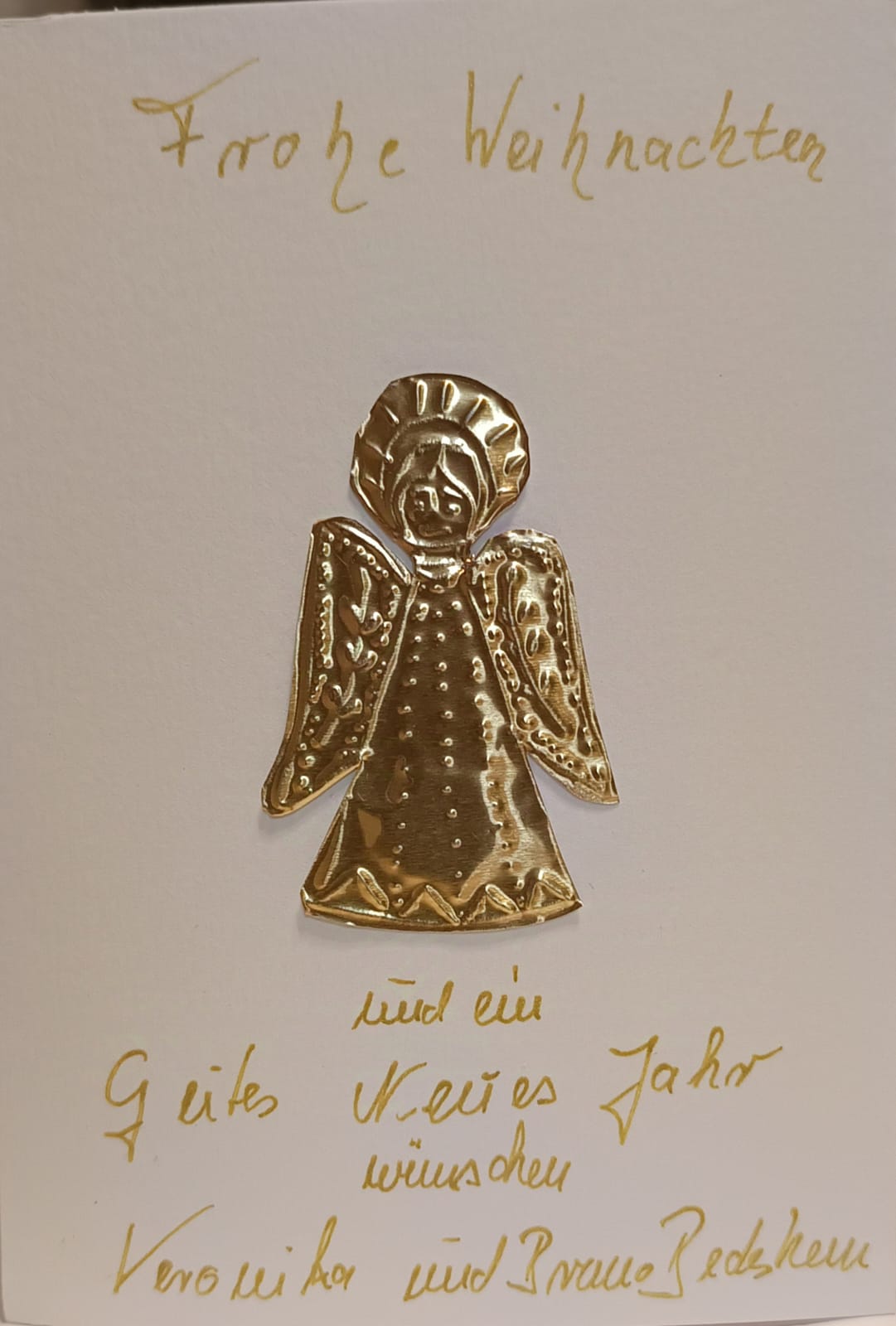 Aquarell Weihnachtskarte Höhe 14,8cm x Breite 10,5cm