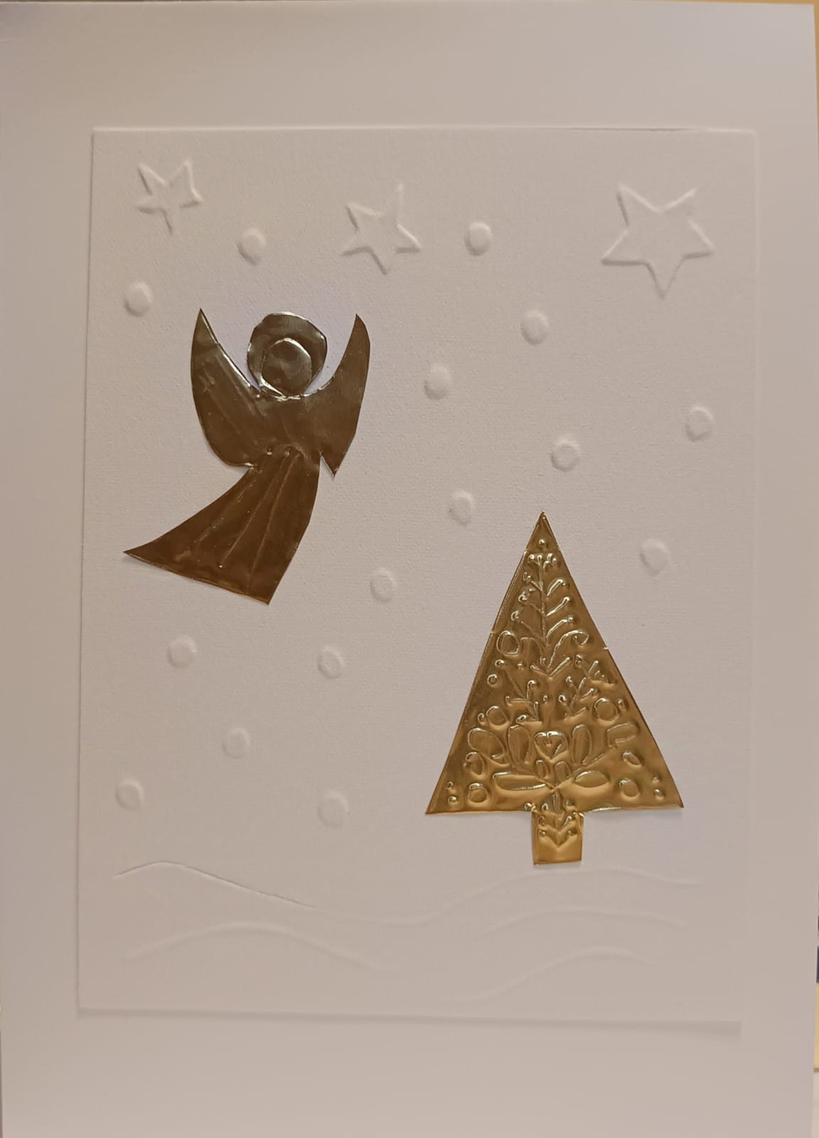 Aquarell Weihnachtskarte Höhe 14,8cm x Breite 10,5cm